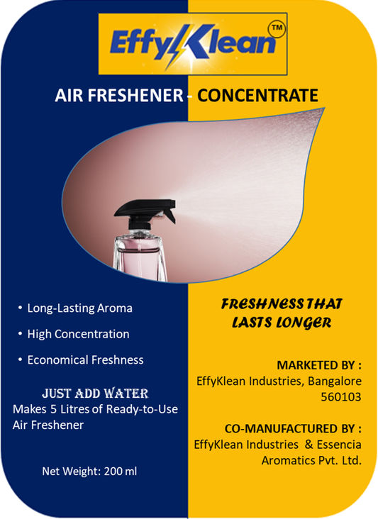 Room Freshener Concentrate (Makes 5 liters final product from 200 ml concentrate)
