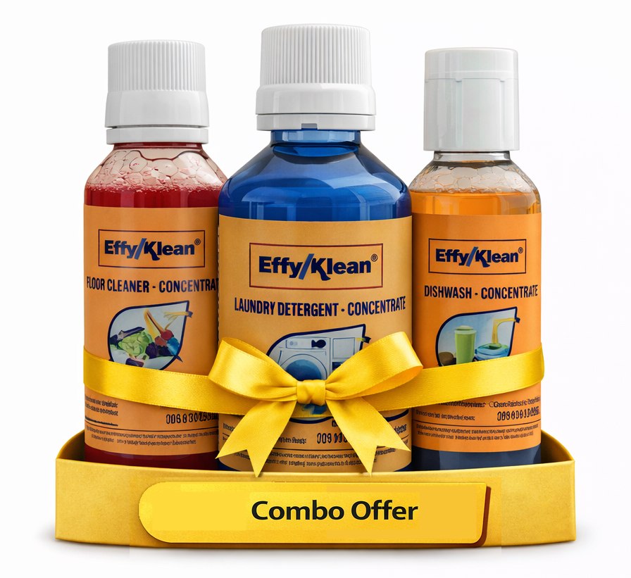COMBO PACK : (Floor Cleaner +Laundry Detergent +Dish Wash Concentrates)