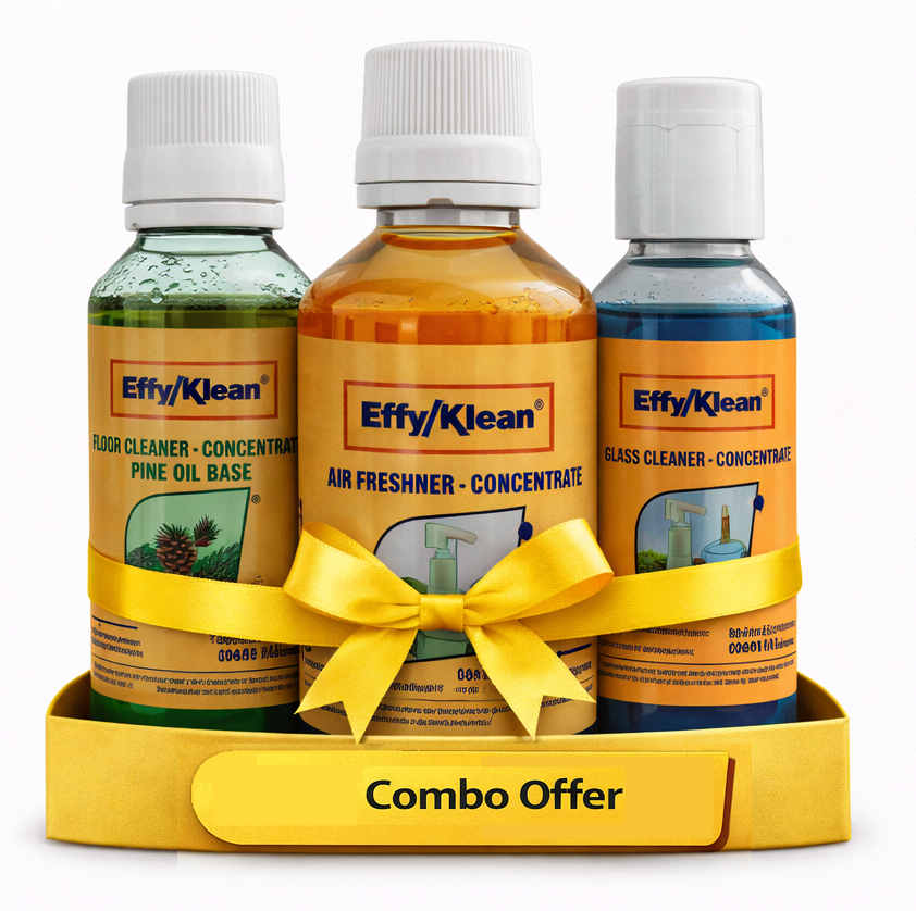 COMBO PACK : (Floor Cleaner Pine Oil Base+Air Freshener +Glass cleaner Concentrates)