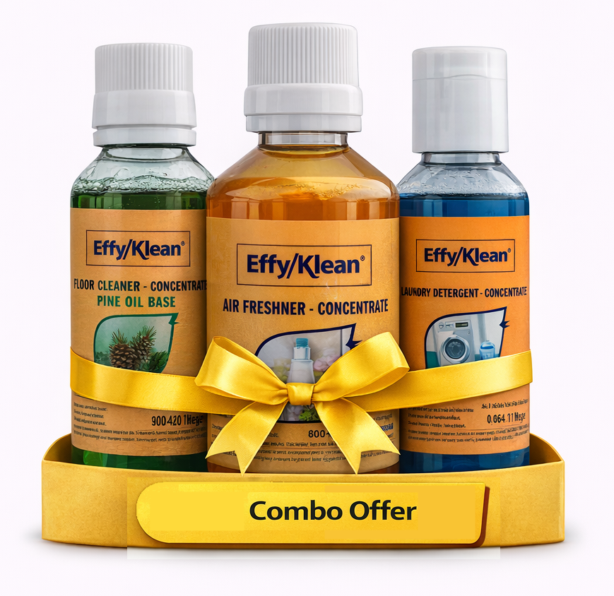 COMBO PACK : (Floor Cleaner Pine Oil Base+Air Freshener +Laundry Detergent Concentrates)