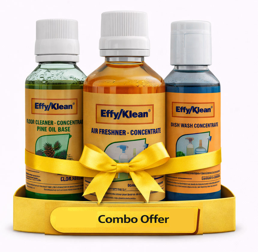 COMBO PACK : (Floor Cleaner Pine Oil Base+Air Freshener +Dish Wash Concentrates)