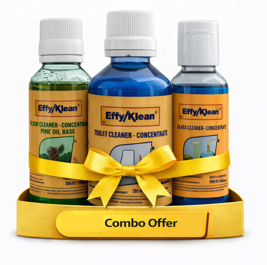 COMBO PACK : (Floor Cleaner  Pine Oil Base+Toilet Cleaner+Glass cleaner  Concentrates)