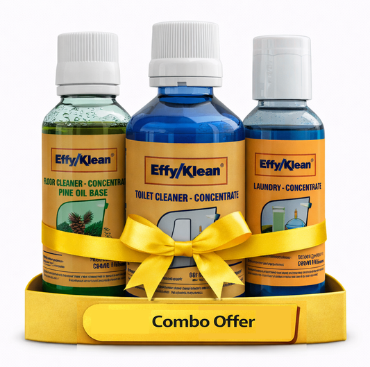 COMBO PACK : (Floor Cleaner  Pine Oil Base+Toilet Cleaner+Laundry Detergent  Concentrates)