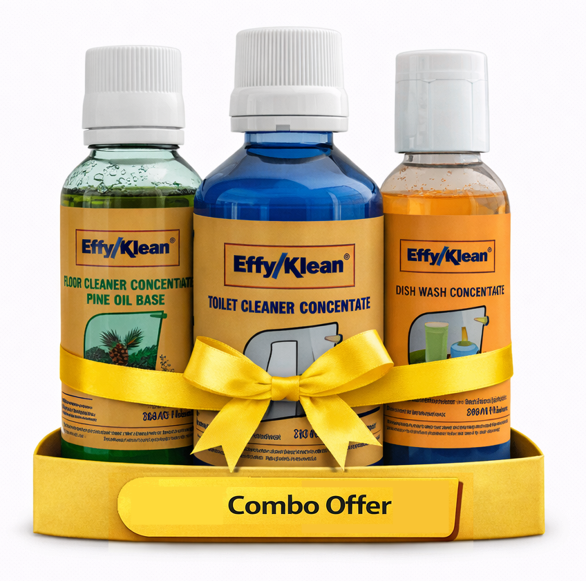 COMBO PACK : (Floor Cleaner  Pine Oil Base+Toilet Cleaner+Dish Wash  Concentrates)