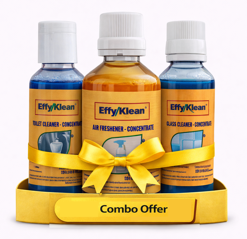 COMBO PACK : (Toilet Cleaner+Air Freshener  +Glass cleaner  Concentrates)