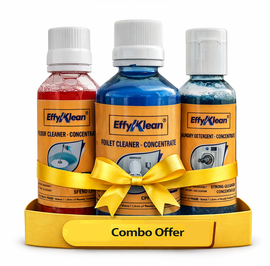 COMBO PACK : (Floor Cleaner +Toilet Cleaner+Laundry Detergent  Concentrates)