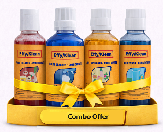 COMBO PACK : (Floor Cleaner +Toilet Cleaner+Air Freshener  +Dish Wash  Concentrates)