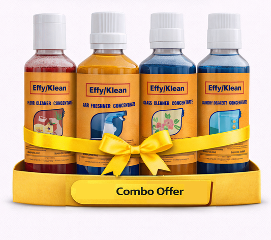 COMBO PACK : (Floor Cleaner +Air Freshener  +Glass cleaner+Laundry Detergent  Concentrates)