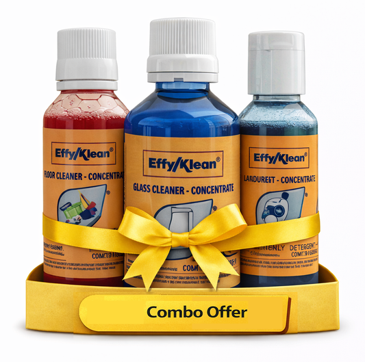 COMBO PACK : (Floor Cleaner +Glass cleaner+Laundry Detergent  Concentrates)