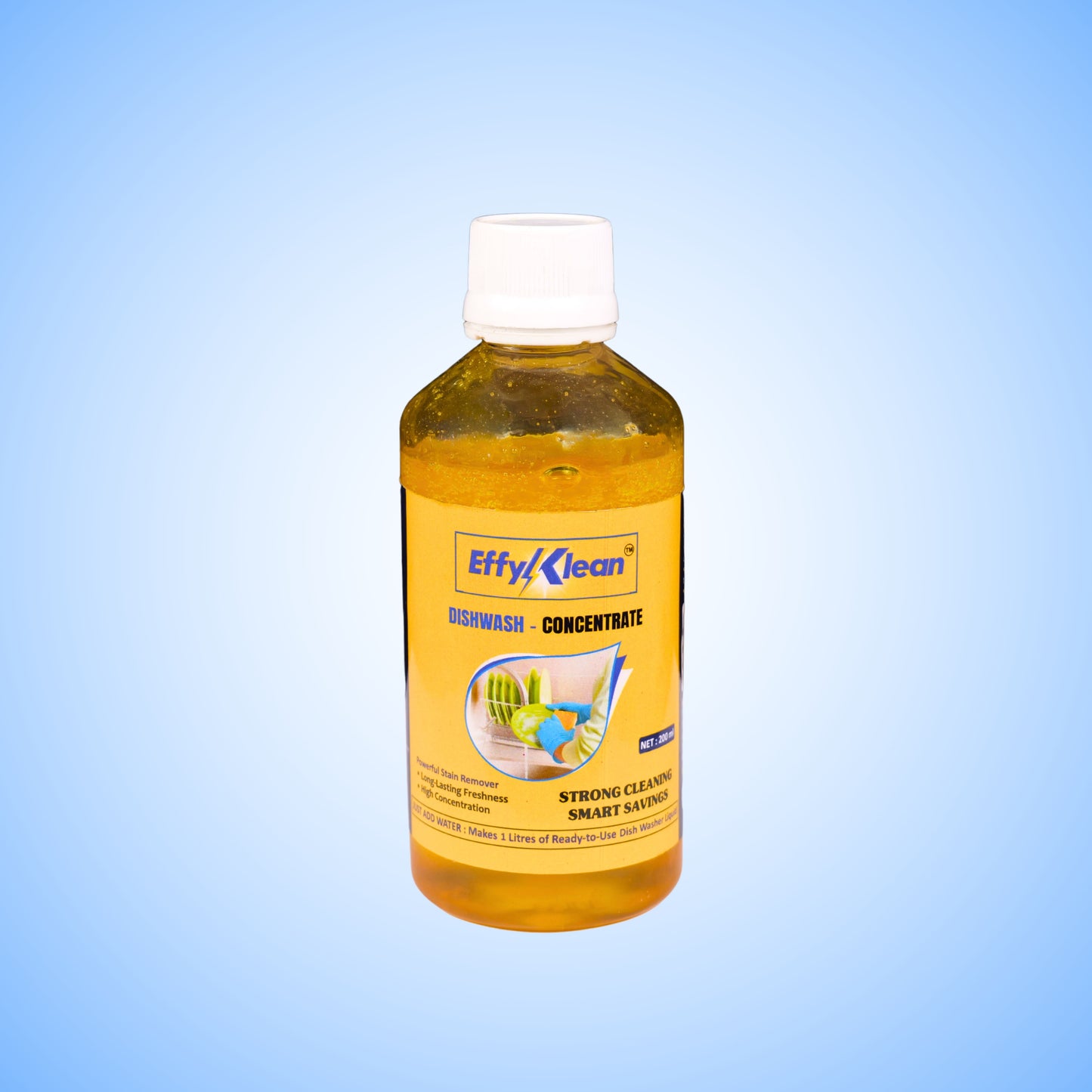 Dish Wash Concentrate - GEL (Makes 1 liters final product from 200 gm concentrate)